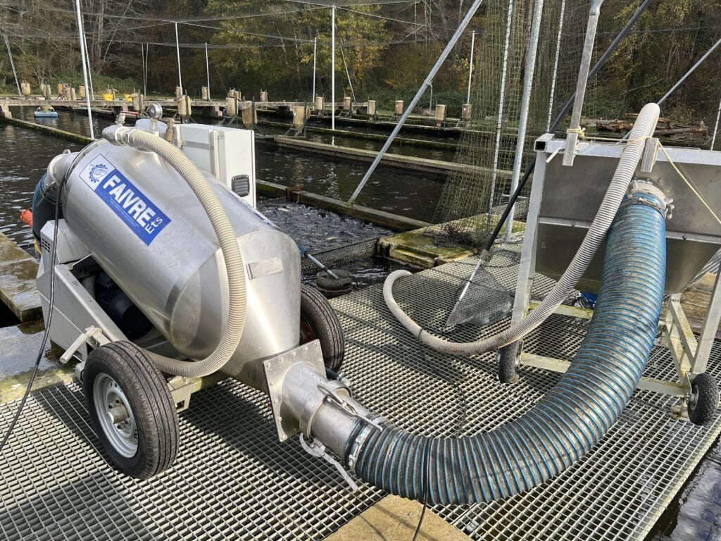 Pescavac 50 Vacuum fish pump Faivre Aquaculture